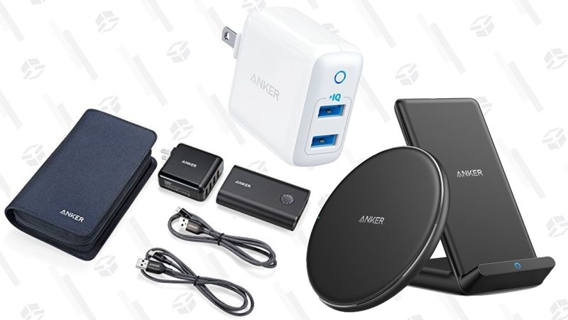 Anker PowerPack | $50 | Amazon | Usa el código ANKERPP1Anker Qi Pad + Soporte Qi + Cargador PowerPort 2 | $40 | Amazon | Añade ambos al carrito y usa el código COMBOAAAGráfico: Shep McAllister